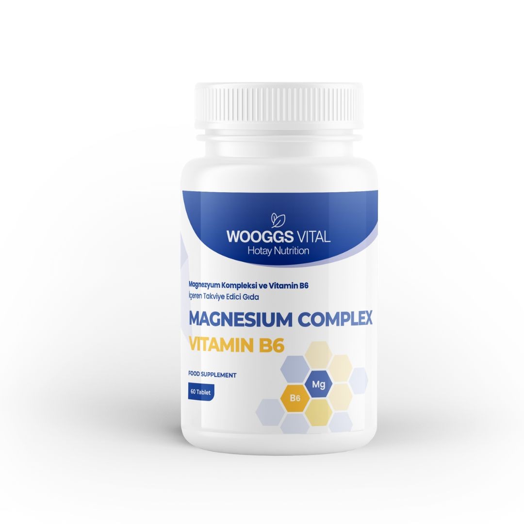 Wooggs Vital Magnesium Complex and Vitamin B6 Supplementary Food