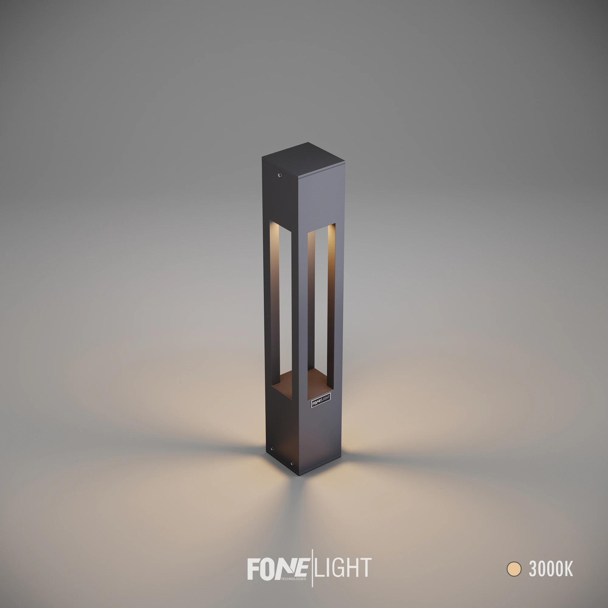 FoneLight Aka Alüminyum Bollard LED Bahçe Aydınlatması