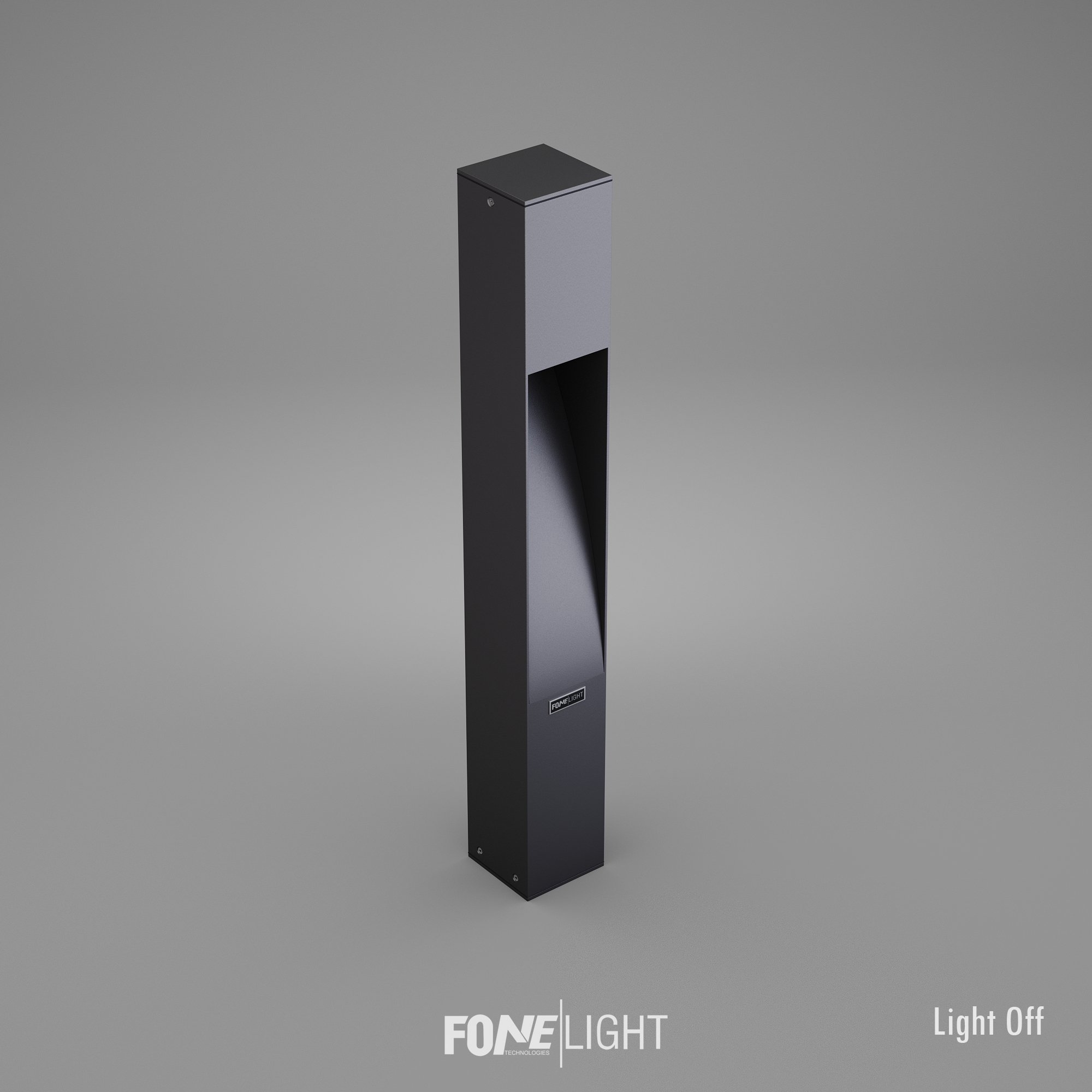FoneLight Luzerra Alüminyum Bahçe Yürüyüş Yolu Aydınlatması Bollard Aydınlatma