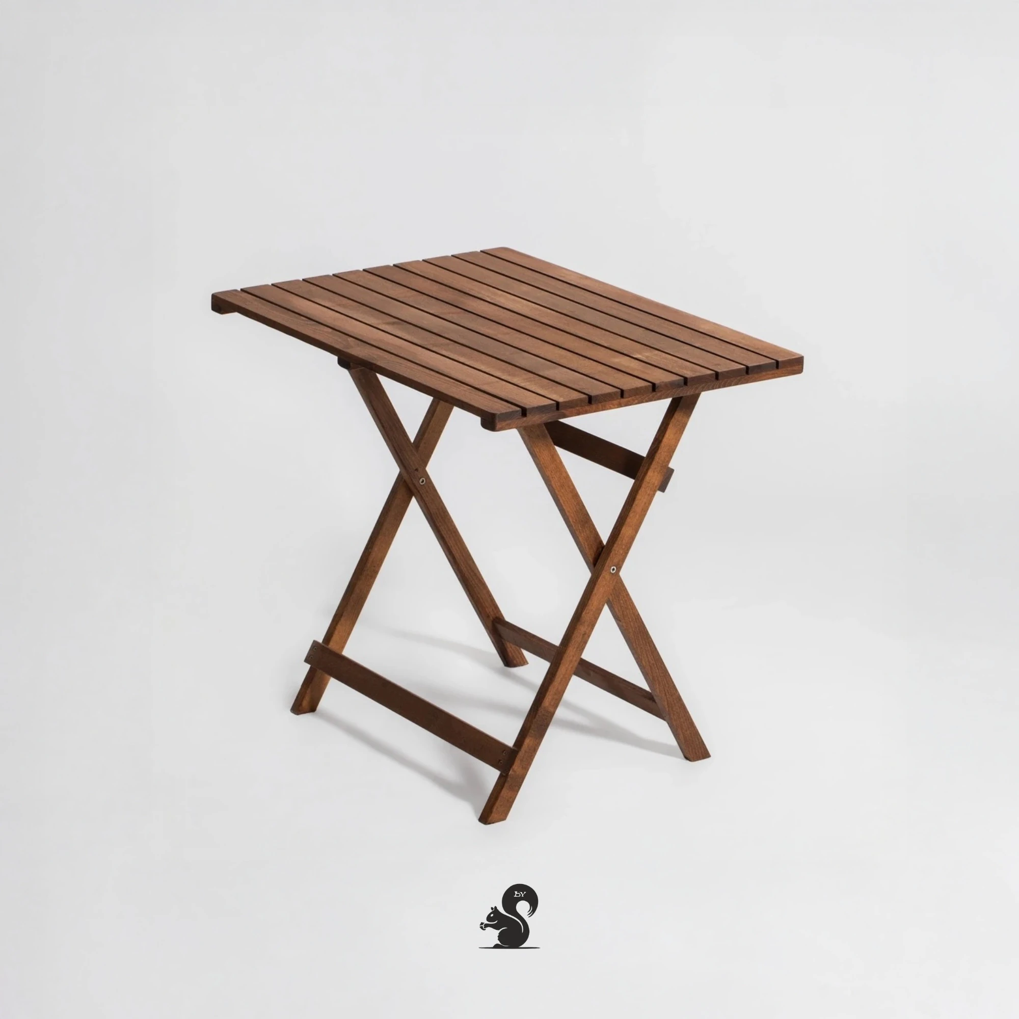 By Squirrel Bahçe Balkon Bistro Ahşap Masa Sandalye Takımı - Ceviz