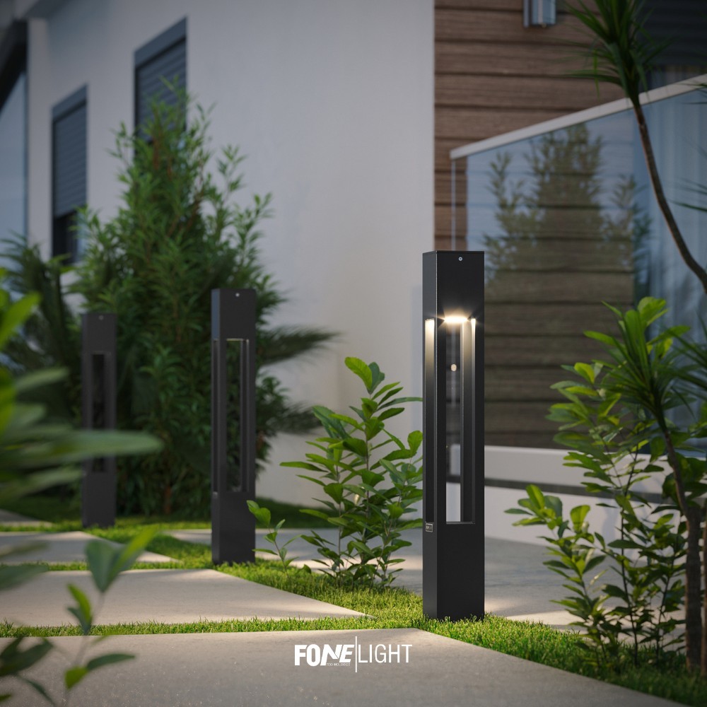 FoneLight Aka Alüminyum Bollard LED Bahçe Aydınlatması