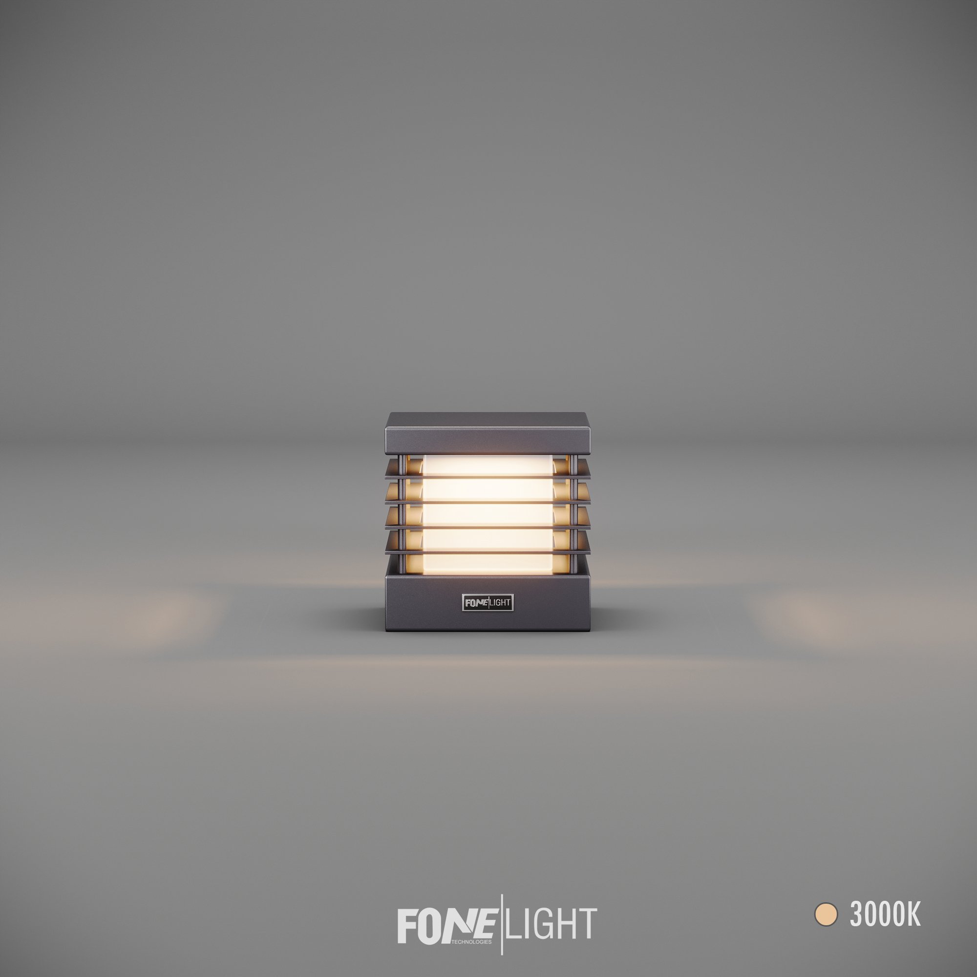 FoneLight Postila Set Üstü Alüminyum Bahçe Duvar Aydınlatma