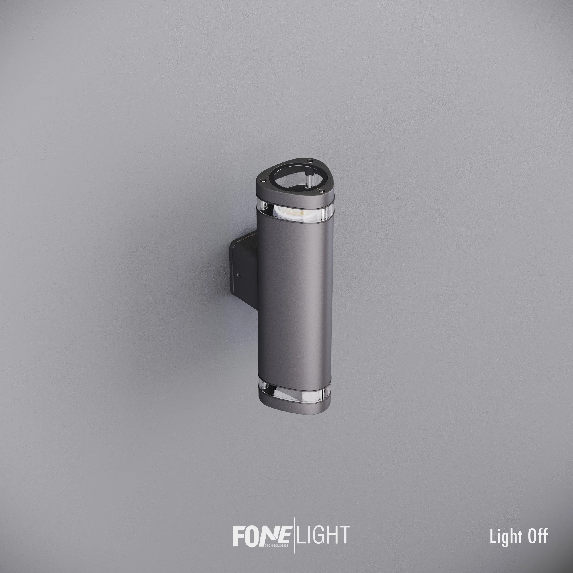 FoneLight Gala Duo Modern Cam Detaylı Çift Yönlü Alüminyum Aplik - 80x120x270 mm