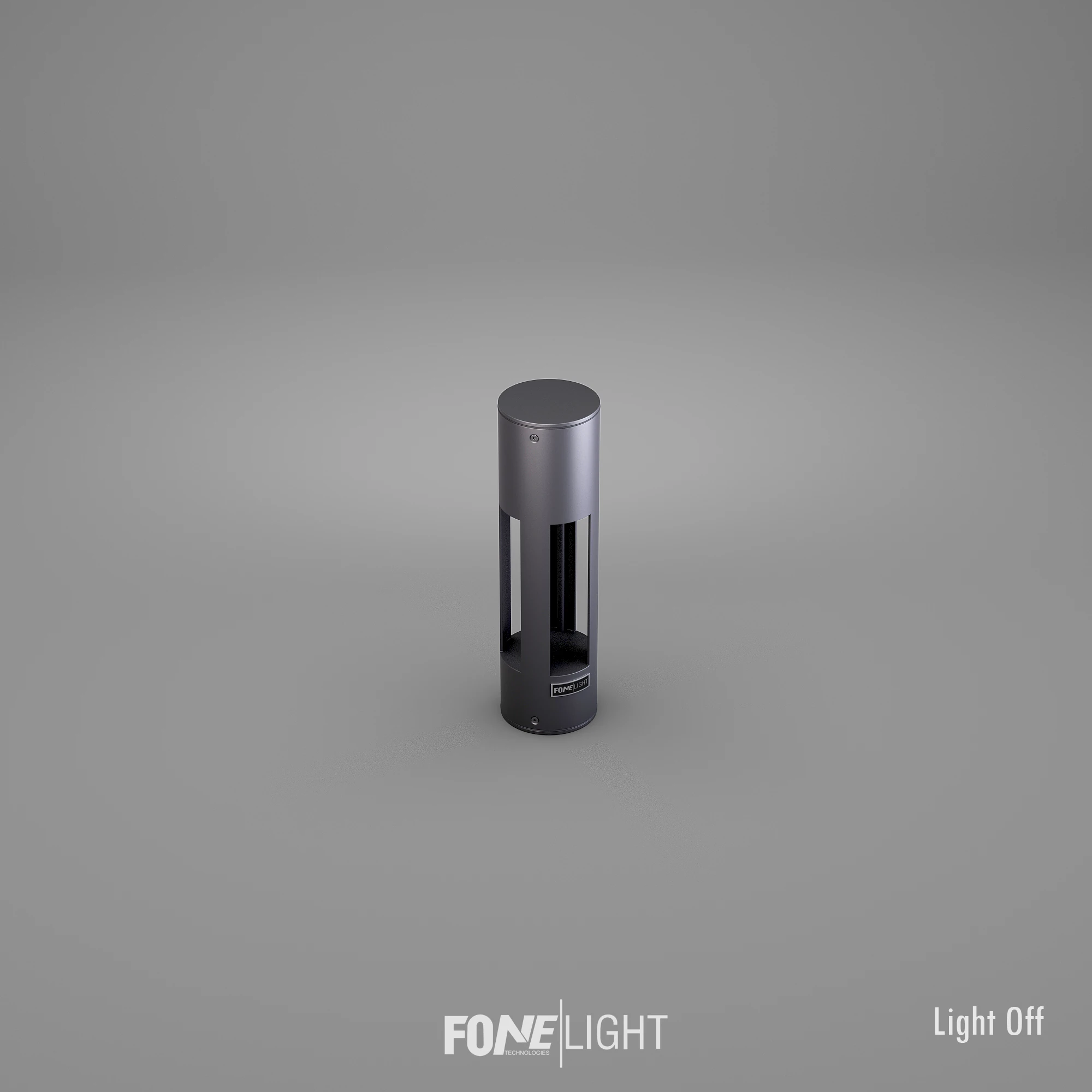 FoneLight Curvex Alüminyum Modern Bahçe Aydınlatması - 100x100x350 mm