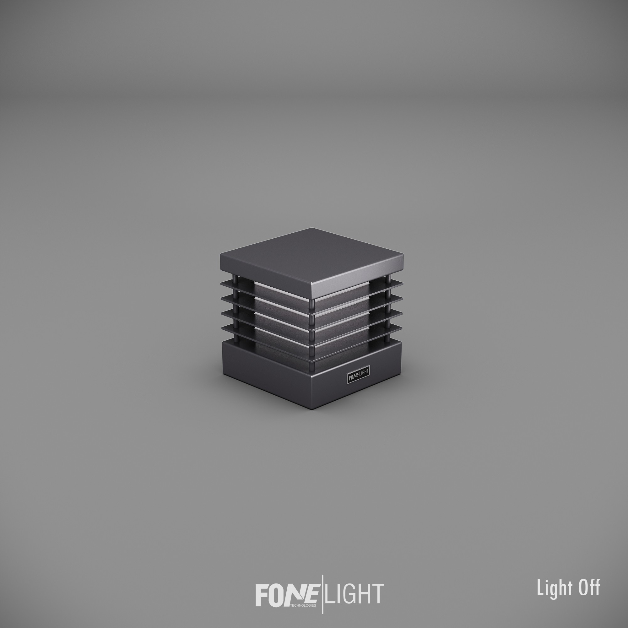 FoneLight Postila Set Üstü Alüminyum Bahçe Duvar Aydınlatma