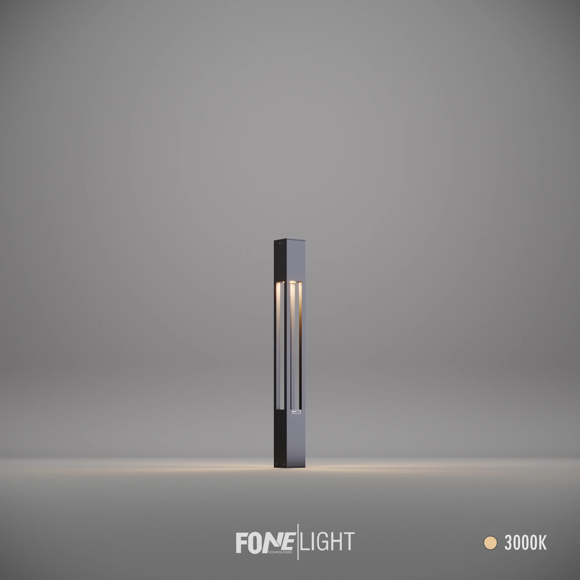 FoneLight Aka Dekoratif Aydınlatma Direği Alüminyum Park Bahçe Alan Aydınlatması - 120x120x1000