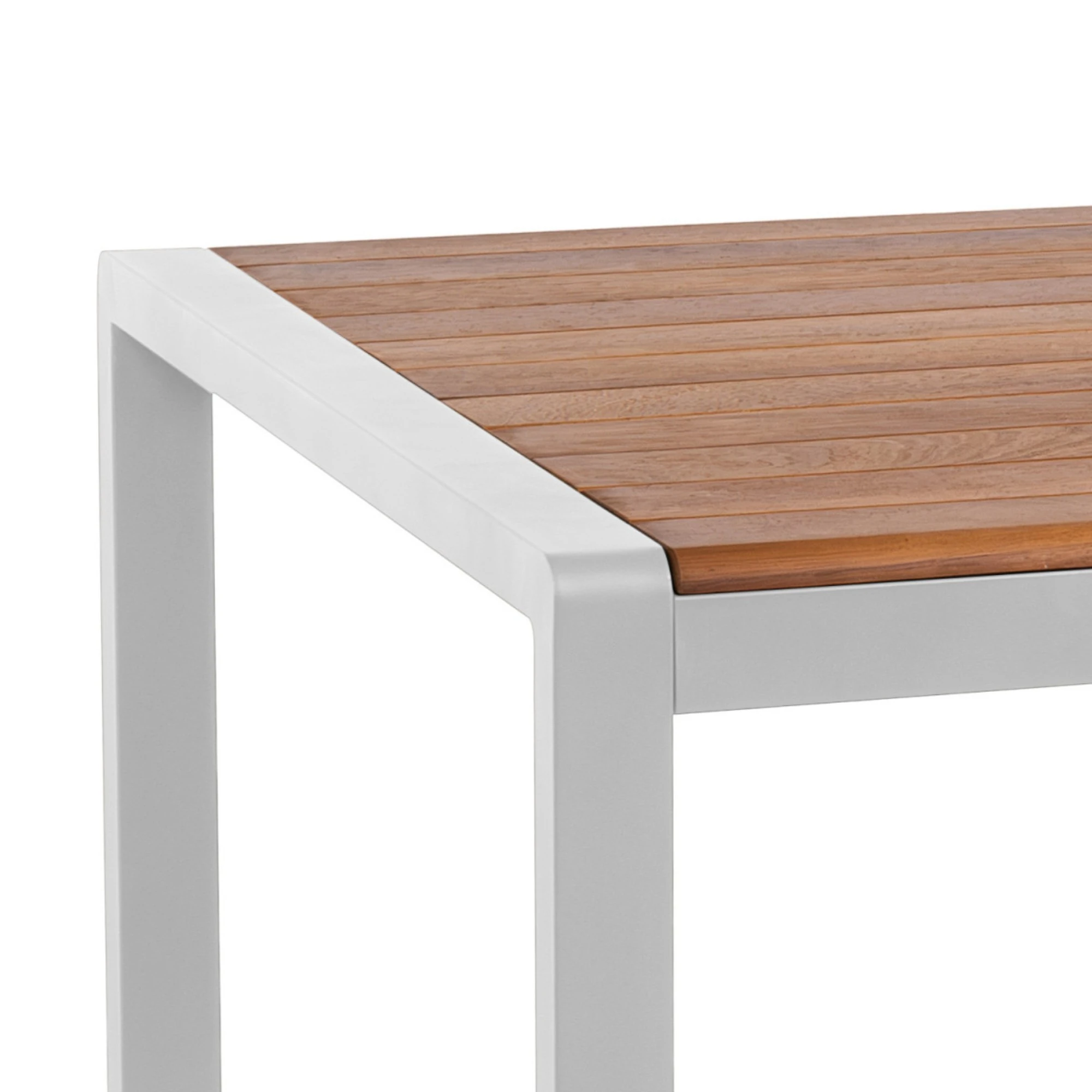 By Squirrel Lara Alüminyum Dış Mekan Bahçe Masası - Beyaz