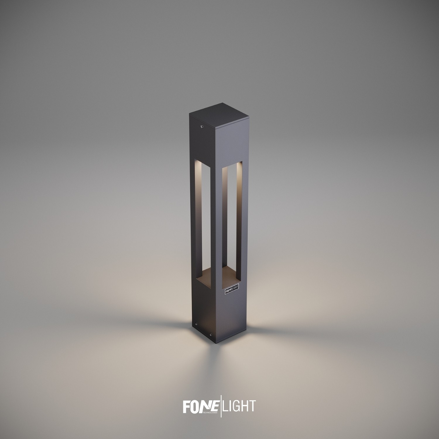 FoneLight AKA010 Alüminyum Bollard LED Bahçe Aydınlatması