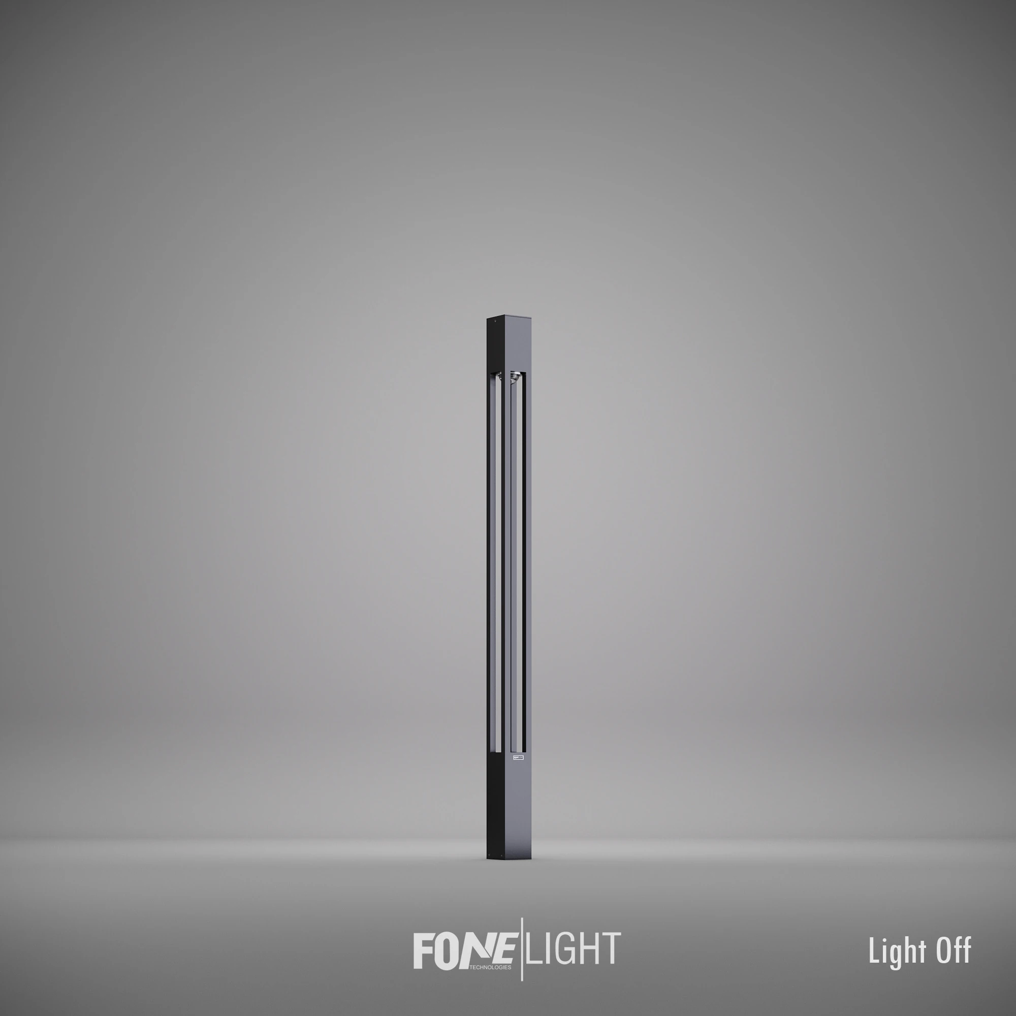 FoneLight Aka Dekoratif Aydınlatma Direği Alüminyum Park Bahçe Alan Aydınlatması - 120x120x2000