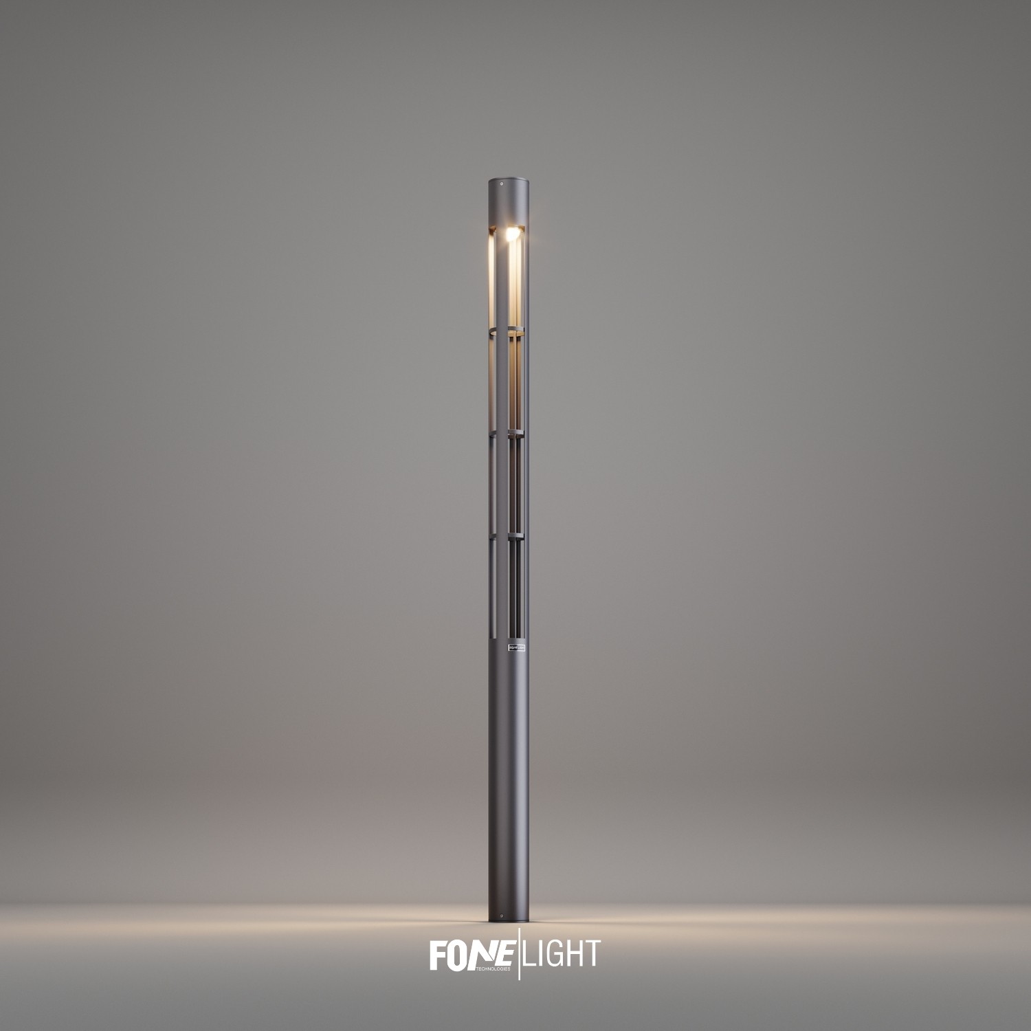 FoneLight AKA060 Oval Kesim Dekoratif Bahçe Aydınlatma Direği