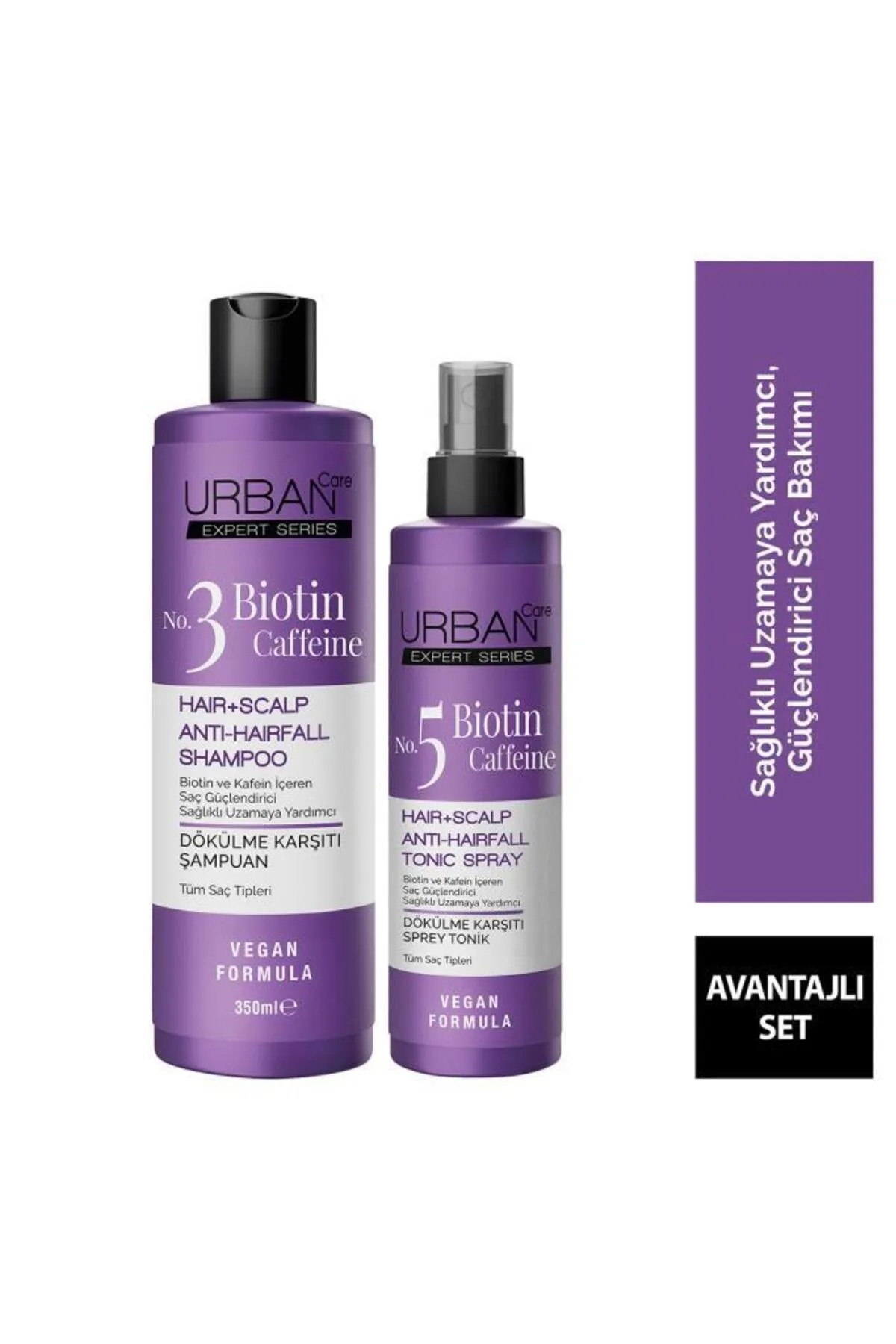 Urban Care Expert Biotin Ve Kafein Dökülme Karşıtı Şampuan Tonik-hızlı Uzamaya Yardımcı-vegan