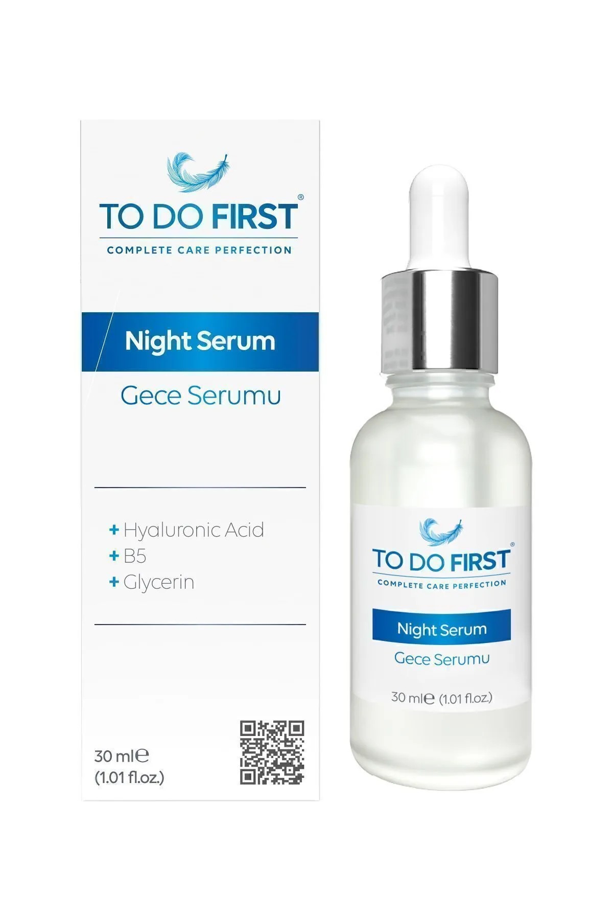 TO DO FIRST Gece Serumu Nem Bombası Yoğun Nemlendirici Gözenek Sıkılaştırıcı Kırışıklık Karşıtı Hyaluronic Acid