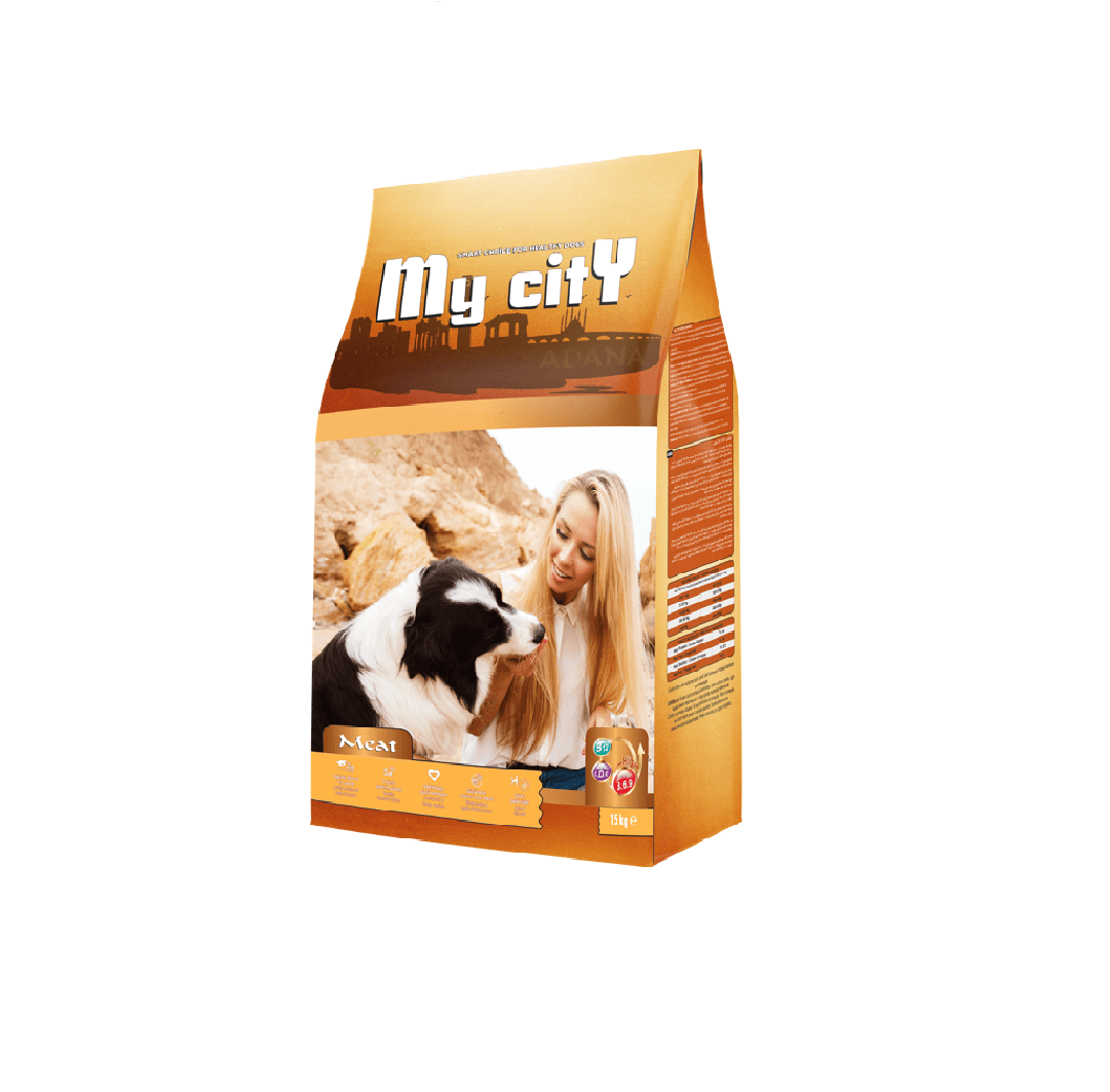 MY CITY MEAT YETİŞKİN KÖPEK MAMASI (Sığır Etli) - 15 Kg