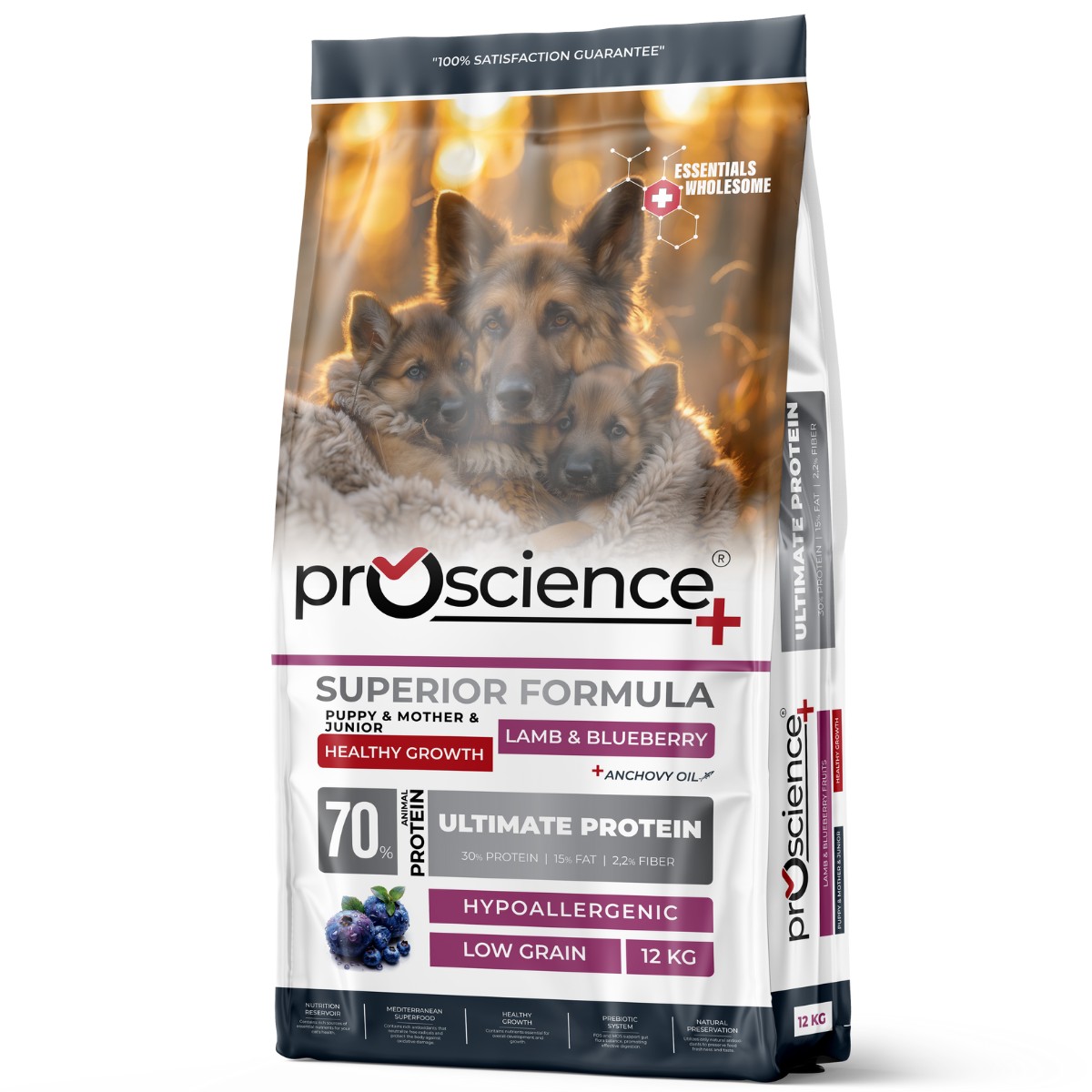 PRO SCIENCE MOTHER BABY DOG (Orta ve Büyük Irk Yavru ve Emziren Köpek Maması) - 12 Kg