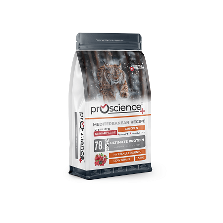 PRO SCIENCE STERILISED CHICKEN CAT (Tavuklu Kısırlaştırılmış Kedi Maması) - 1,5 Kg