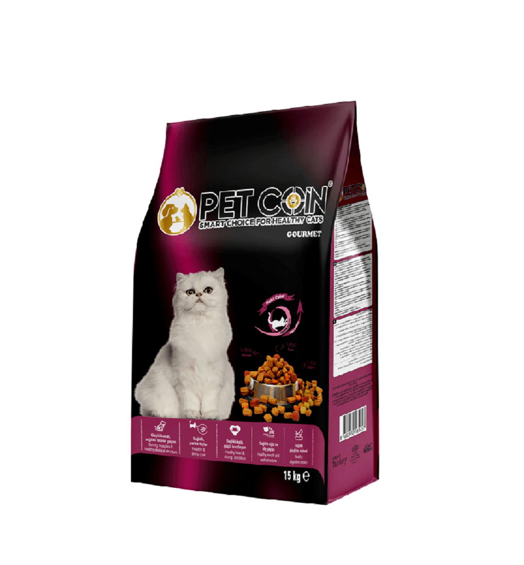 PETCOIN GOURMET KEDİ MAMASI (Gurme) - 15 Kg