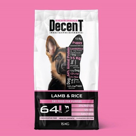DECENT DOG PUPPY LAMB (Kuzu Etli Yavru Köpek Maması) - 15 Kg