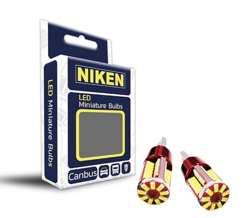 Niken T10 Dipsiz Plaka Parl ledi 57 Led'li 2’li SET - Beyaz Işık