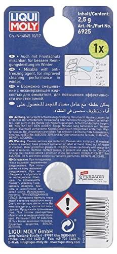 LIQUI MOLY Oto Cam Temizleme Tableti 1 Adet (6925)