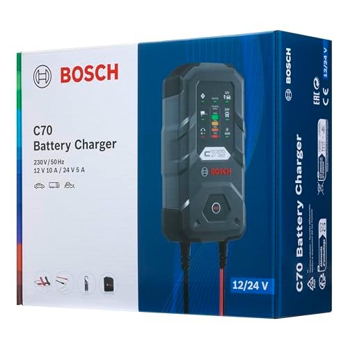 Bosch C70 Akü Şarj Cihazı, 12/24V, CG-C220 Modeli