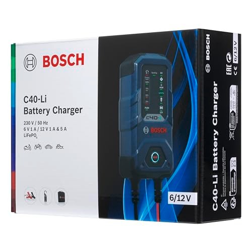 Bosch C40-Lİ Akü Şarj Cihazı 6V / 12V 5A Girişi Gerilimi 14,7V