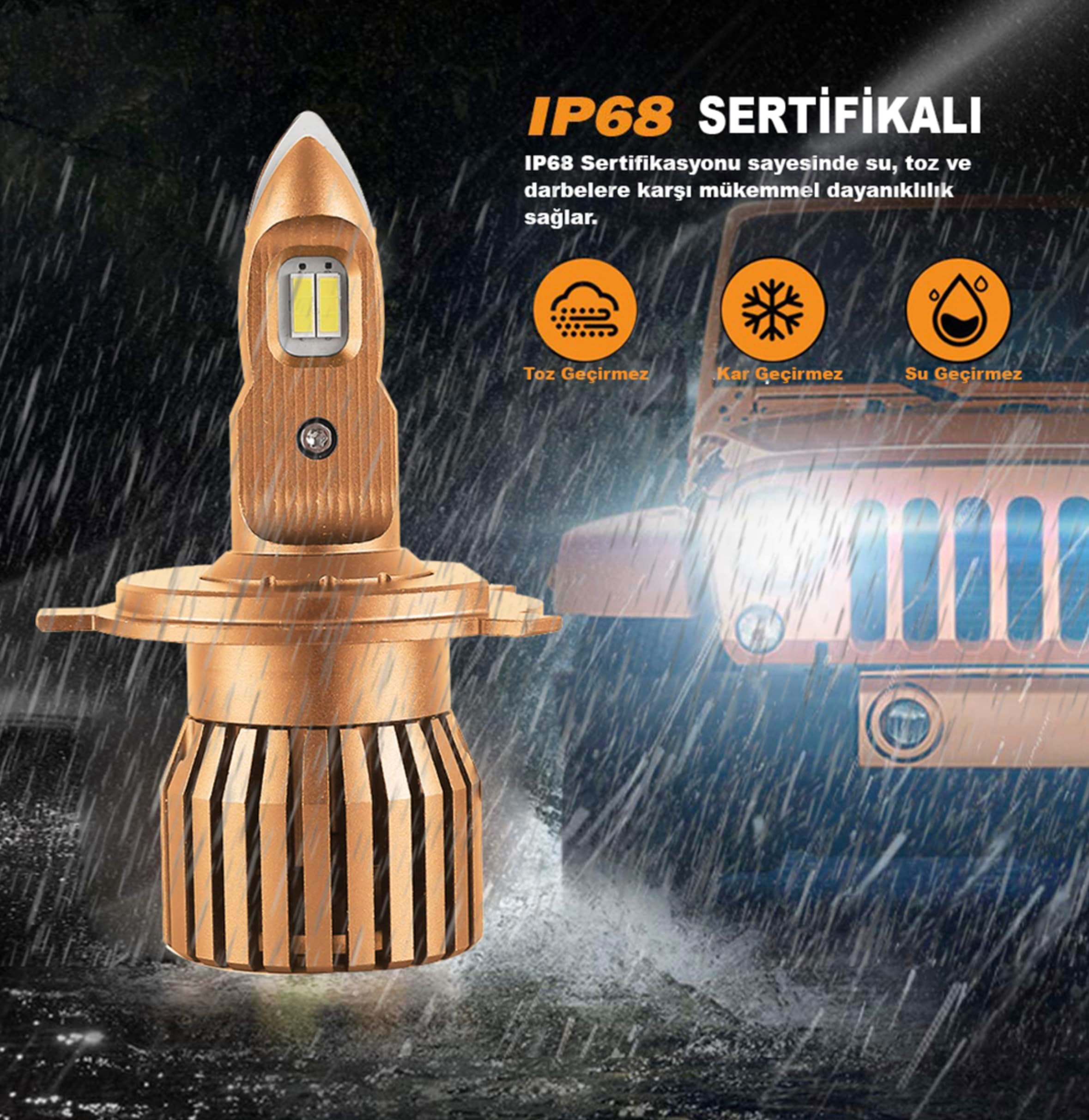 Joyecar H4 F10 Kurşun Serisi LED Xenon Far Ampulü