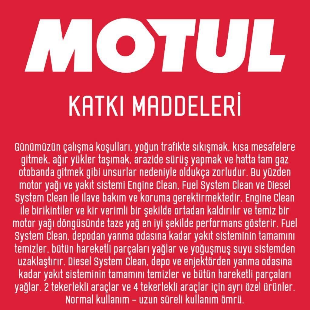 Motul Dizel Enjektör Temizleyici Performans İyileştirici 300 ml