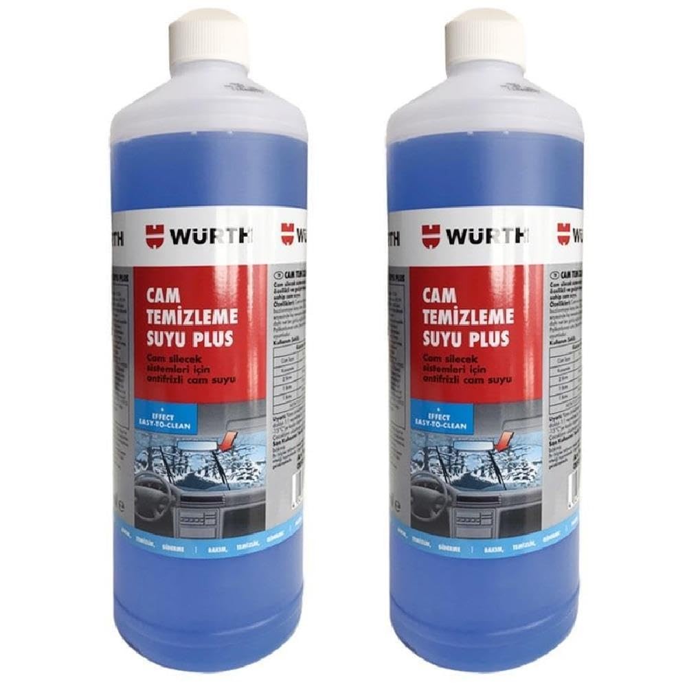 Würth 2x Konsantre Antifrizli Cam Temizleme Suyu Plus 1000 ml