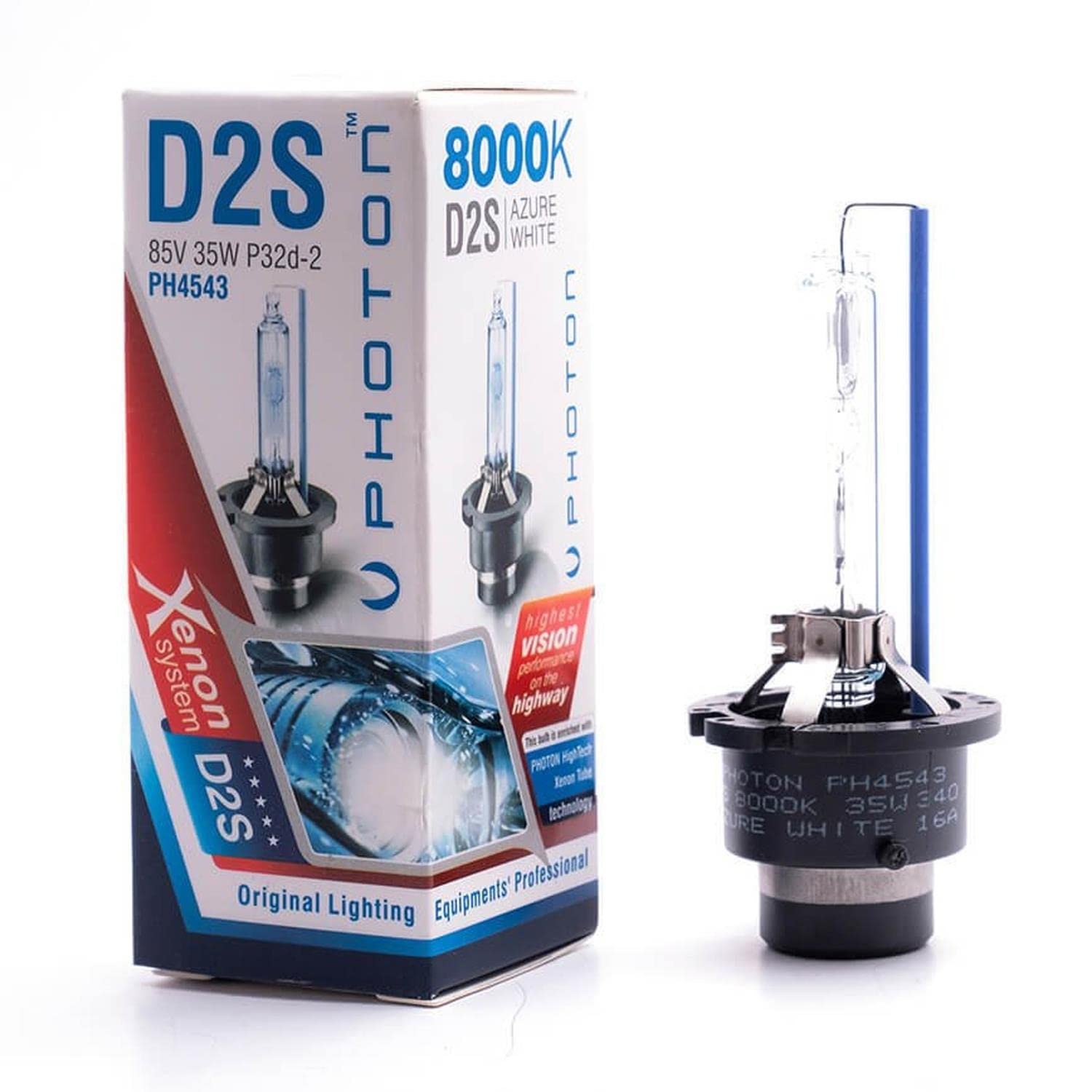 Photon D2S 8000K Azure White Zenon Ampul