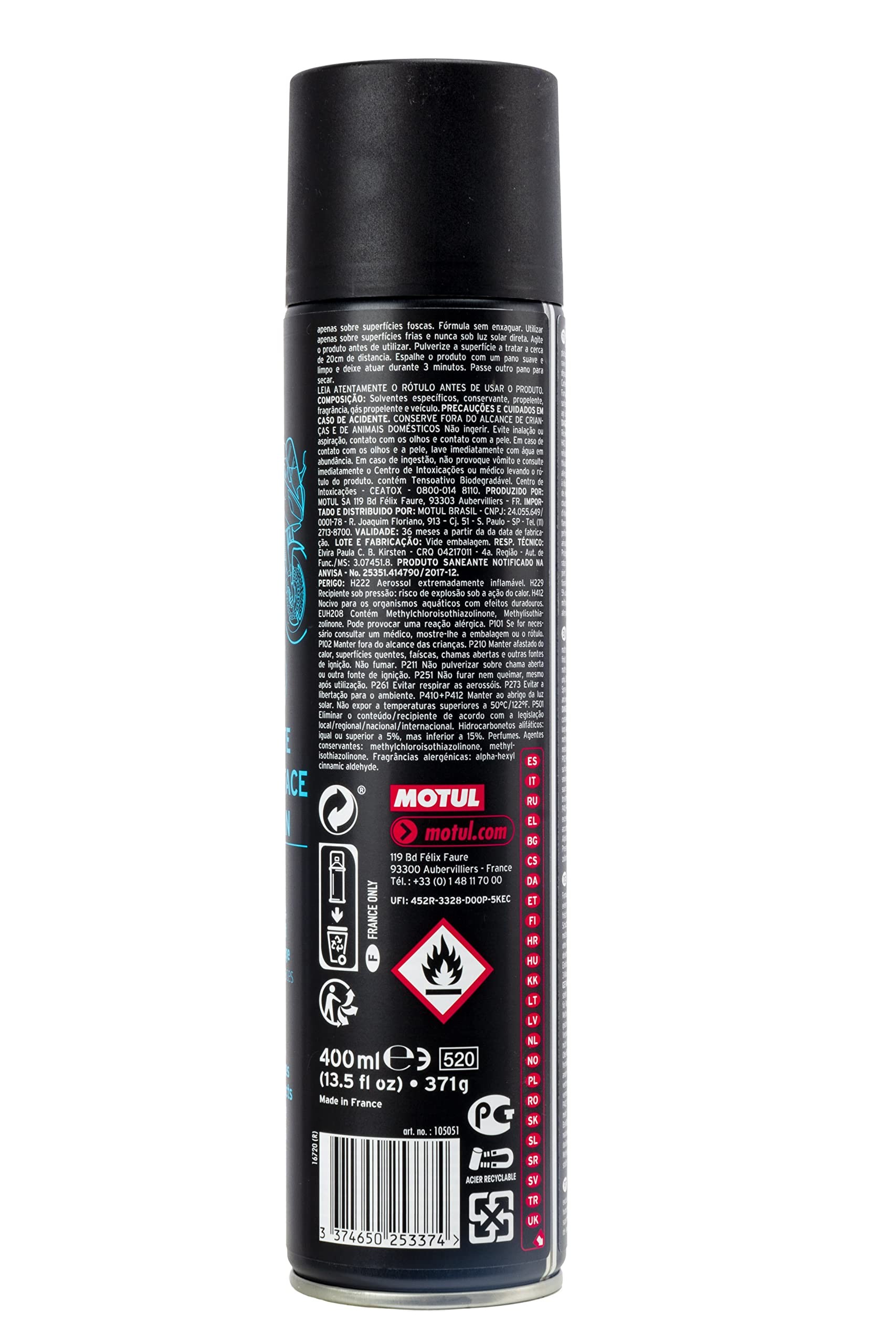 Motul E11 Matte Surface Clean 400 ML Mat Yüzey Temizleyici