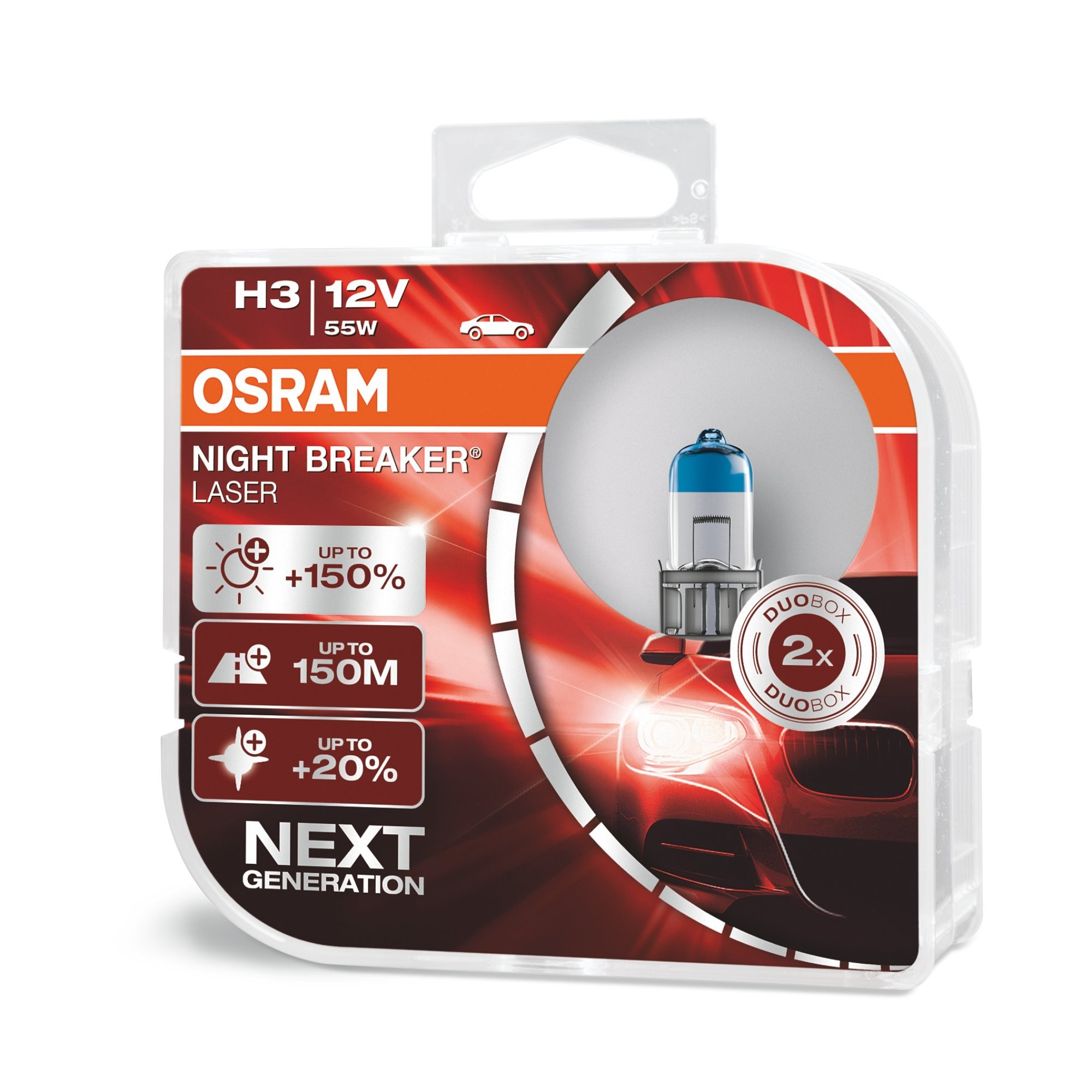Osram Night Breaker Laser H3 Ampul 64151NL -%150 Daha Fazla Işık