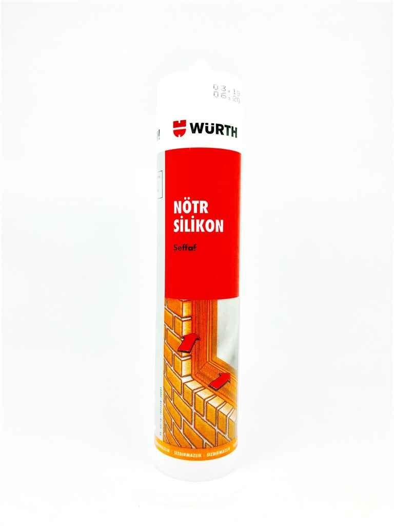 Würth Nötr Silikon Şeffaf 310 ml