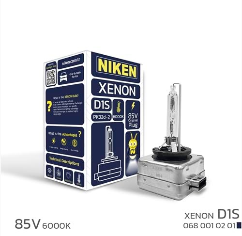 Niken D1S Xenon 6000K Tam Beyaz Renk 85V 35W PK32d-2 6000K