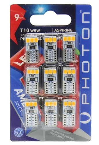 Photon T10 W5W Turuncu Led 9 adet