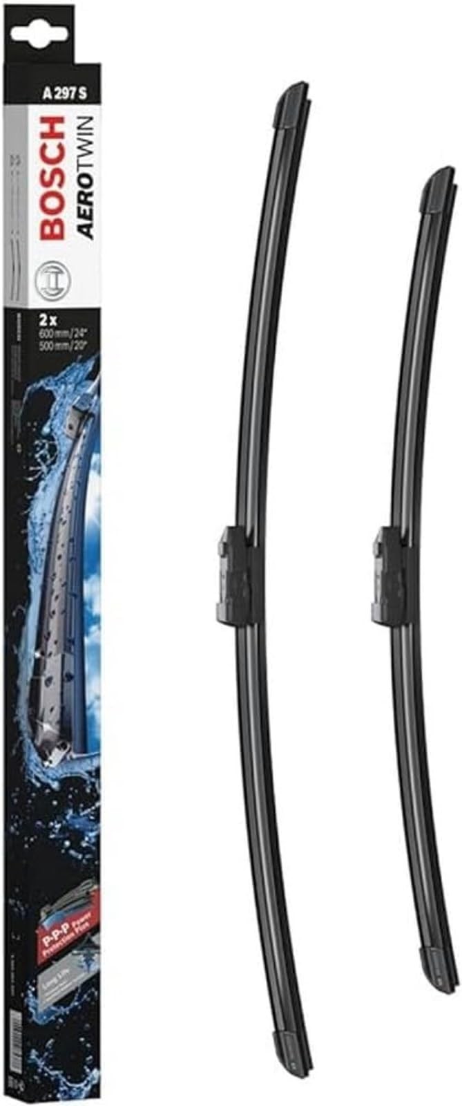 BOSCH Aerotwin Silecek Seti Audi Q3 (11-17, 18-21), A4 (08-20), A5 (09-20), Q5 (08-20), Volvo XC40 (18-21), XC90 (15-21) [600/500 mm] A297S 3397007297