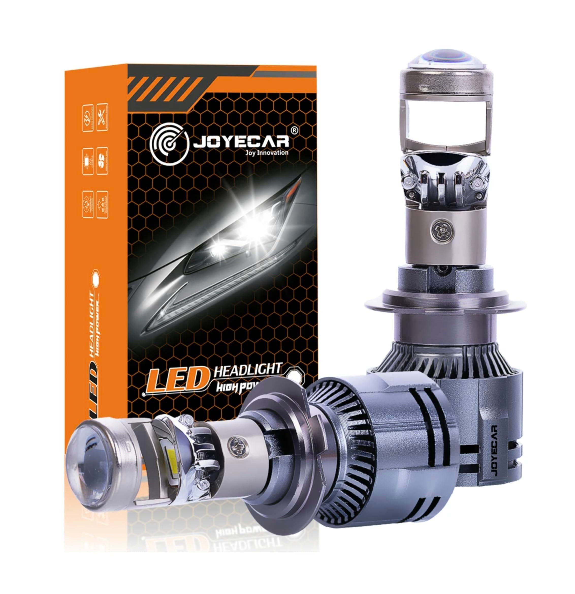 Joyecar H7 Projektör Lens LED Far, Yüksek Işık Gücü