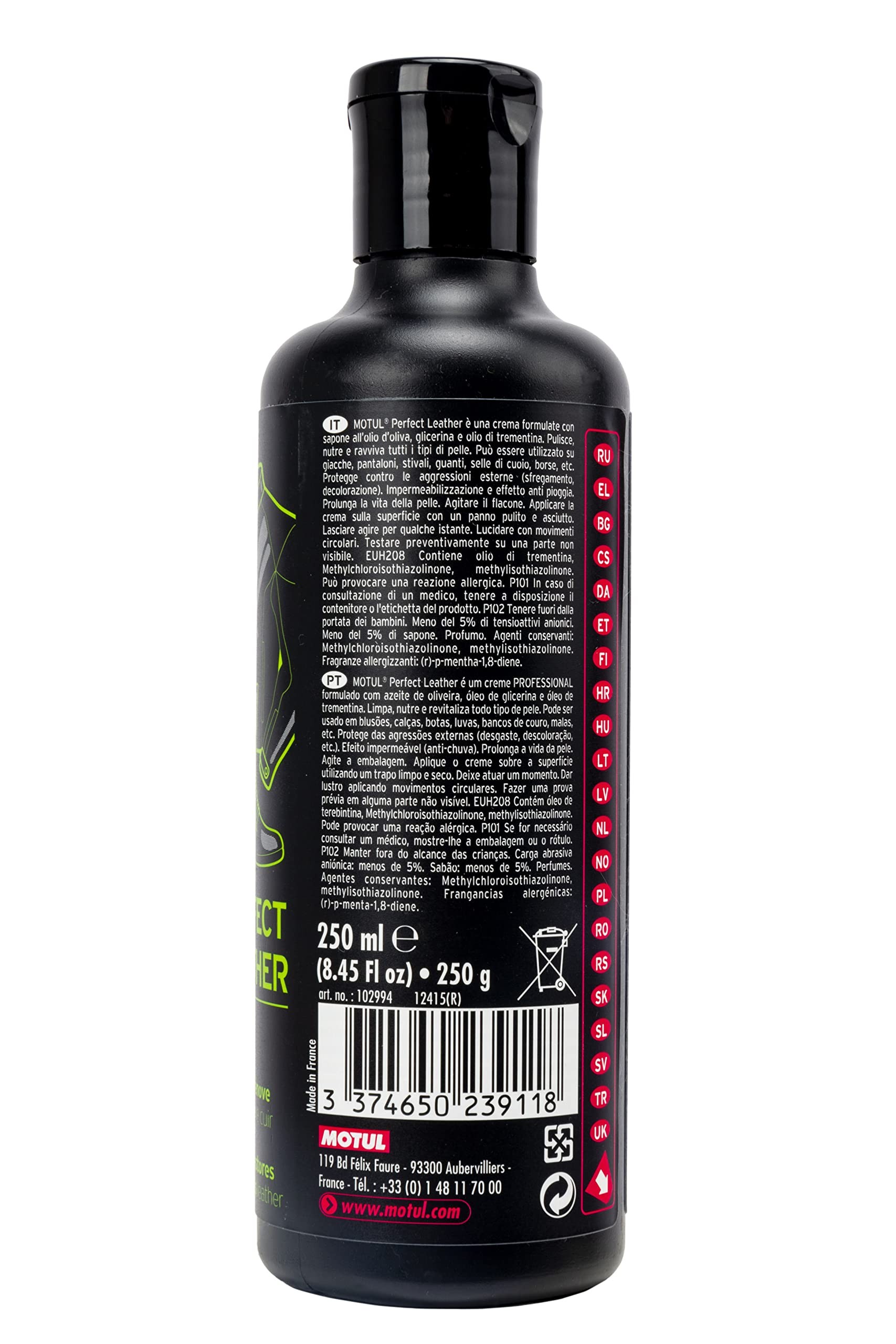 Motul M3 Perfect Leather 250 ML Deri Temizleyici