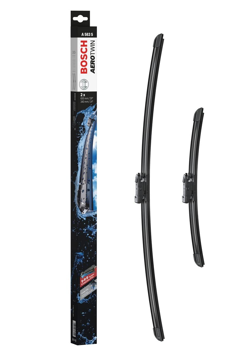 BOSCH Aerotwin Silecek Seti Fiat 500X (2015-2020), Opel Mokka (2012-2017) [650/340 mm] A583S 3397007583