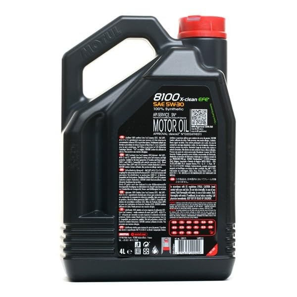 Motul 8100 X-Clean Efe 5W30 4 Litre MotorYağı Dexos 2