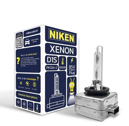 Niken D1S Xenon 6000K Tam Beyaz Renk 85V 35W PK32d-2 6000K