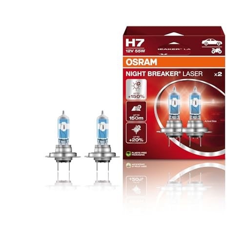 Osram Night Breaker Laser H7 Ampul 64210NL -%150 Daha Fazla Işık