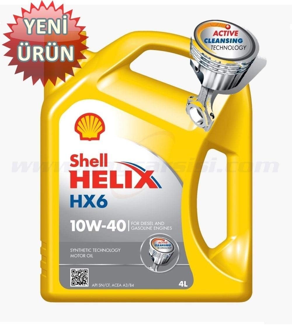 SHELL HELİX HX6 10W40 4 LİTRE