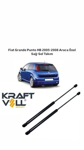 Kraftvoll Fİat Grande Punto 2005-2008 Arası Araca Özel Sağ-Sol Takım Bagaj Amortisörü