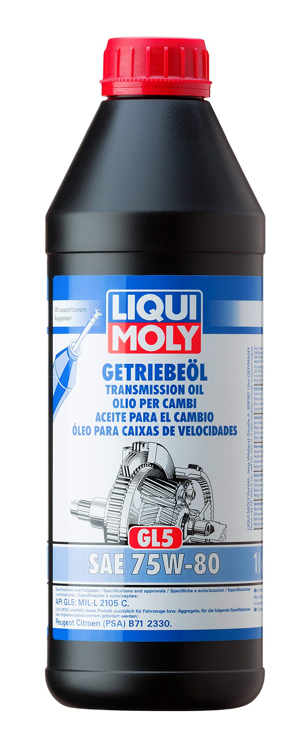 Liqui Moly Dişli Yağı (GL5) 75W-80 1 Litre Otomotiv Bakım Ürünü
