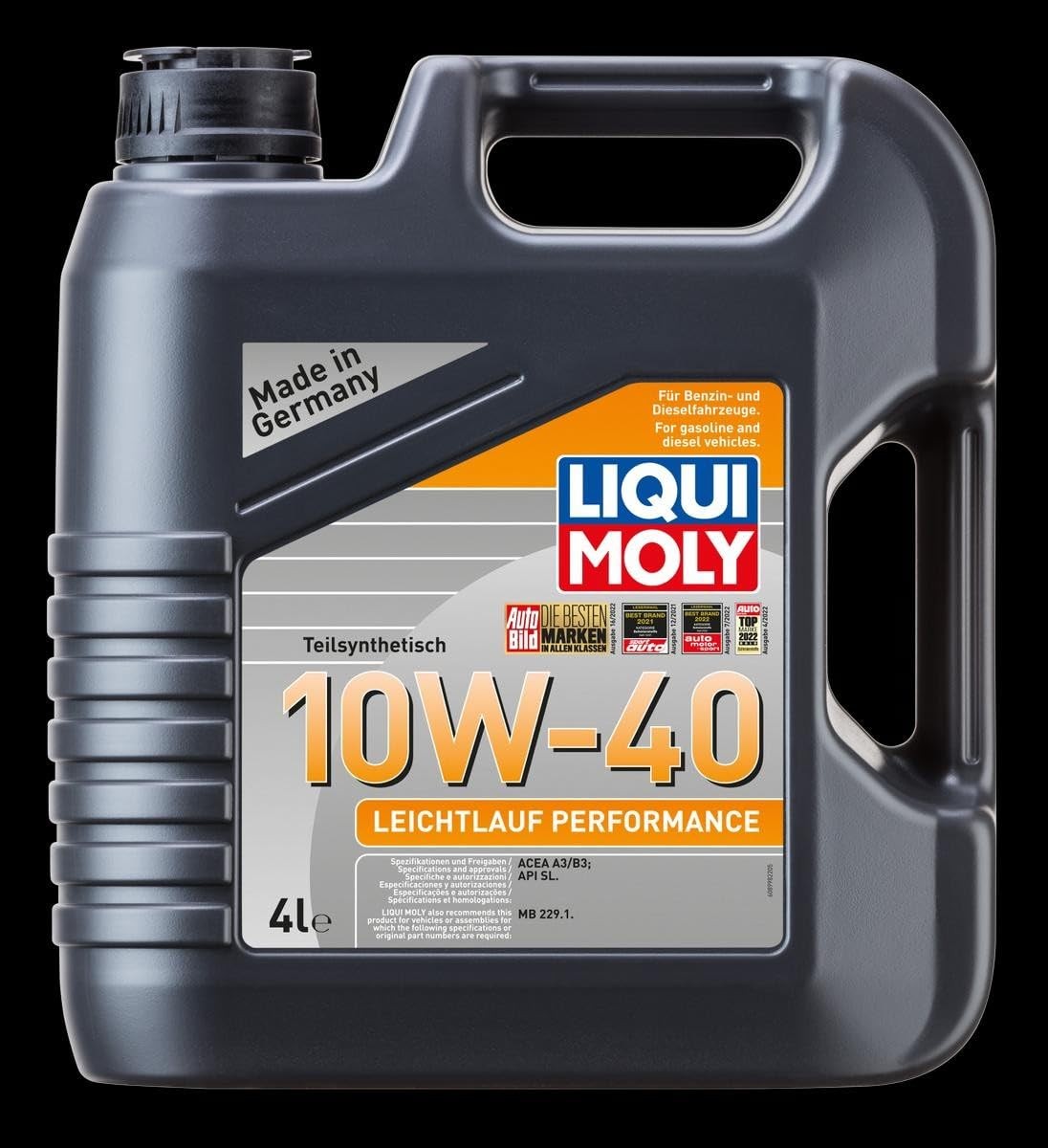 Liqui Moly Leichtlauf Performance 10W-40 4 l Otomotiv Bakım Ürünü