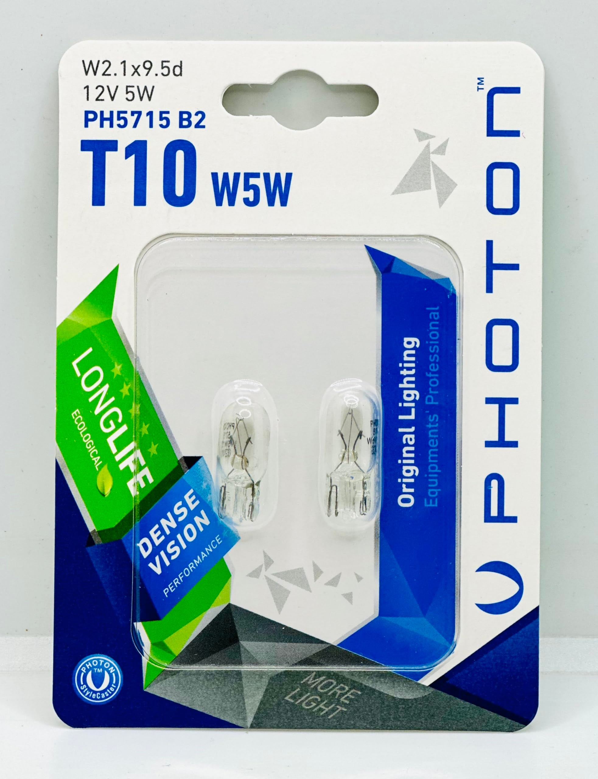 Photon T10 Plaka Park Ampülü 2'li Ambalaj Standart Sarı