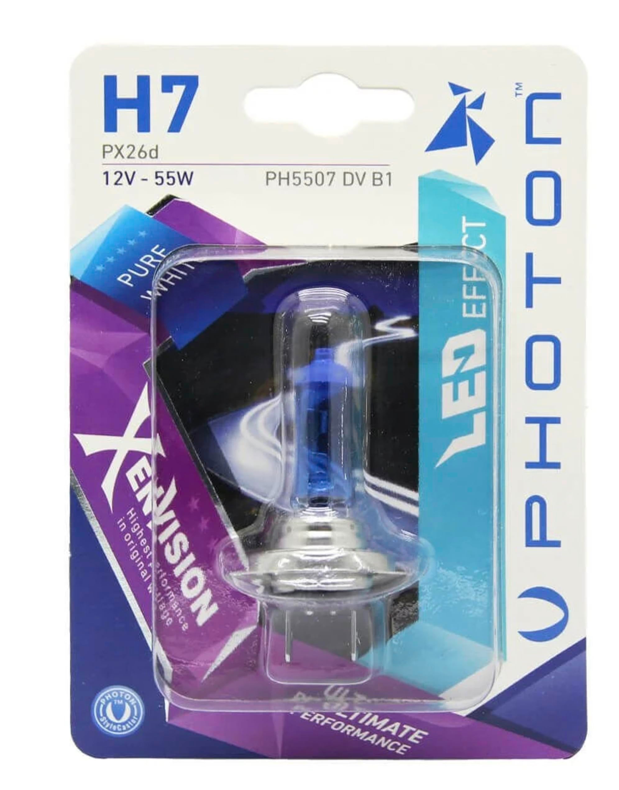 Photon H7 12V 55W Xenon Beyaz Ampul