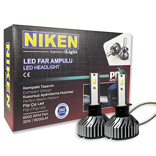H1 NİKEN LED XENON PRO SERİSİ | BEYAZ | ŞİMŞEK ETKİLİ