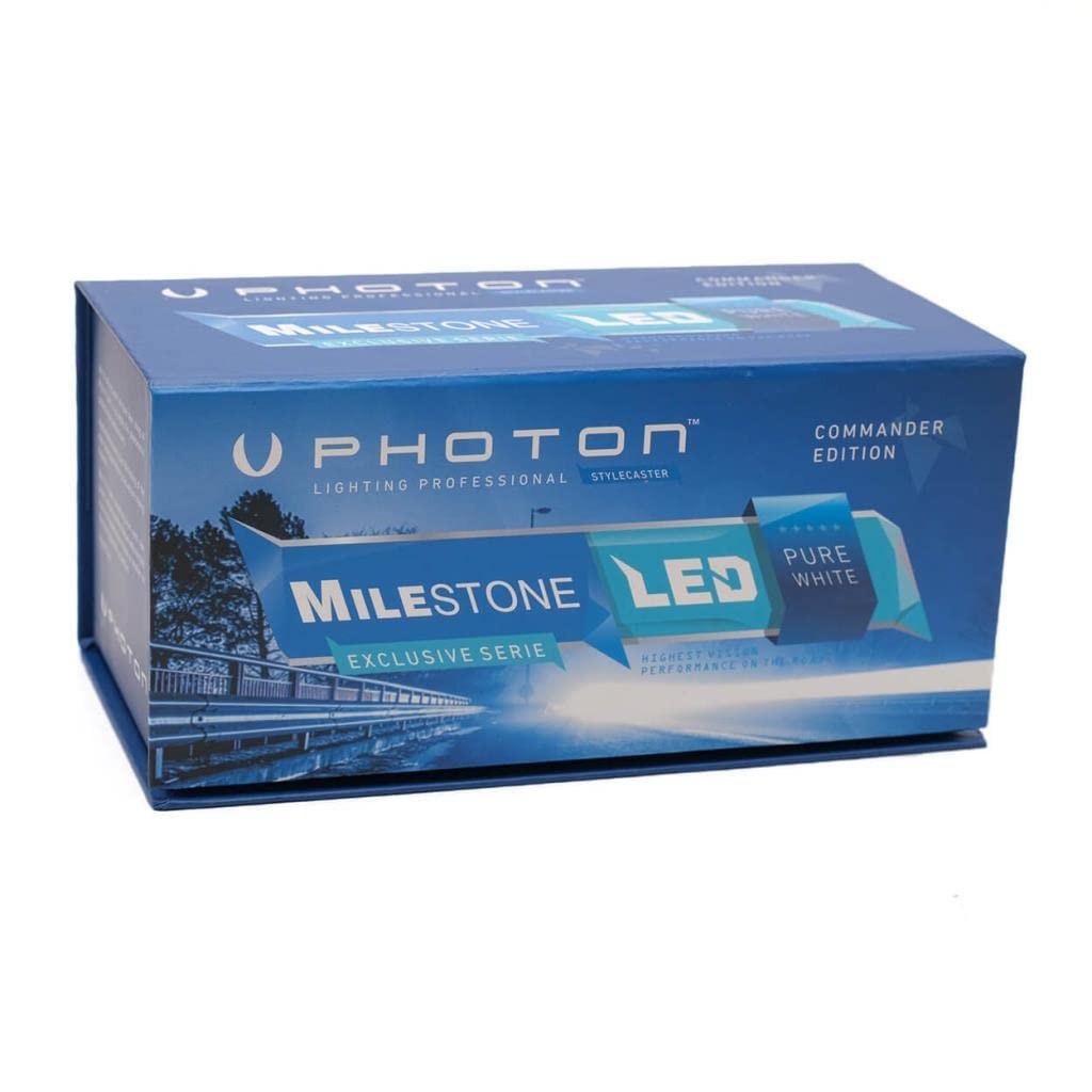 Photon Milestone H11 12000 Lumens Commander Edition Led Xenon +4 Plus