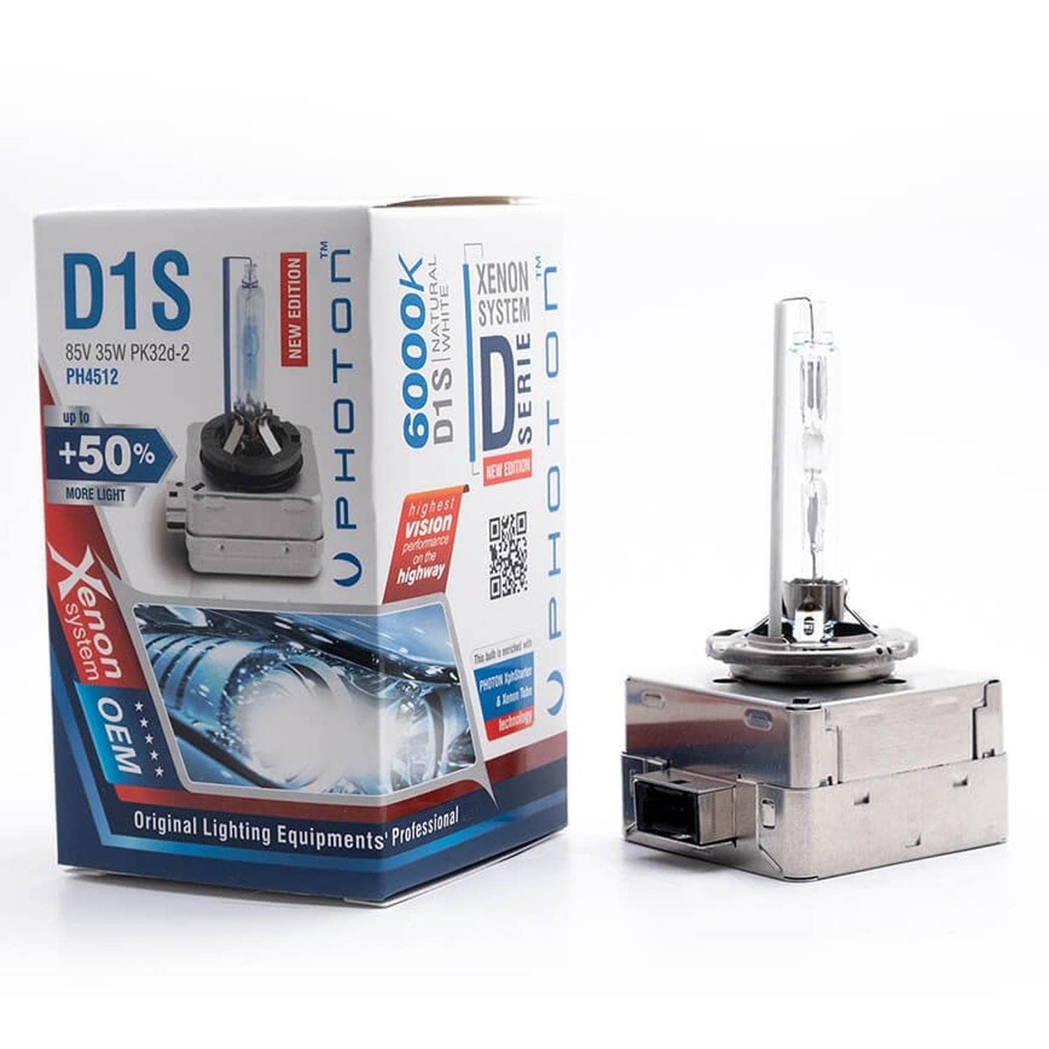 Photon D1S 6000K +%50 Fazla Işık OEM Ampul
